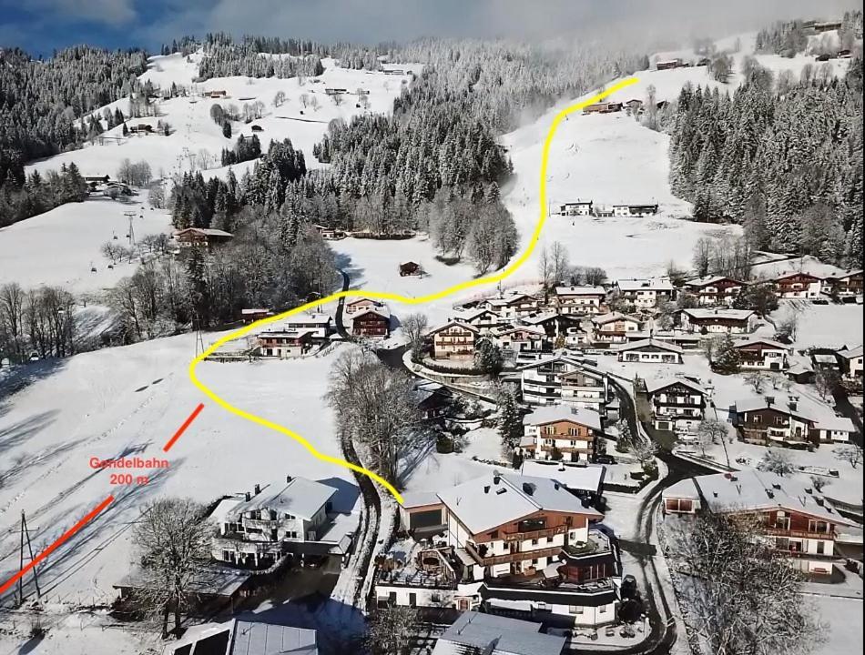 Luxus Ferienwohnung Almhuette Brixen im Thale Exterior foto